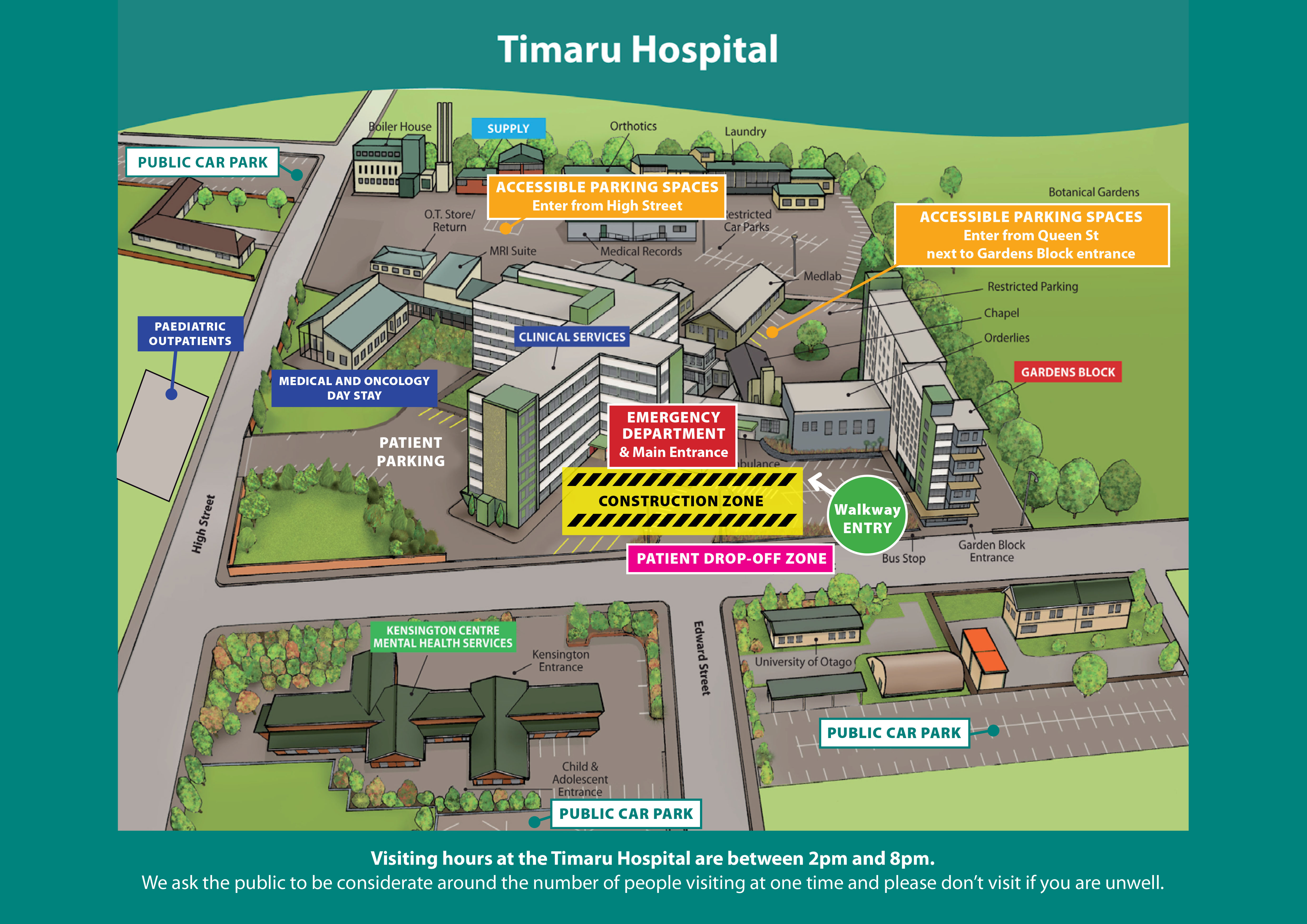 Barnet Hospital Site Map